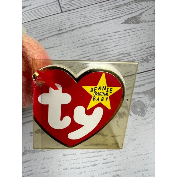 Ty Peace Bear 1996 – Rare Gasport Error MWMT – PE Pellets – Retired Beanie Baby - Picture 8 of 12